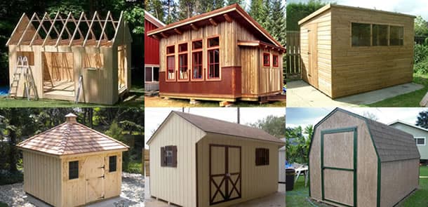 Large shed plans and roofs