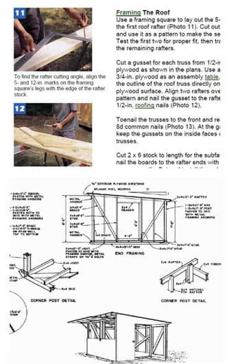 Step By Step "LEGO" Instructions for sheds