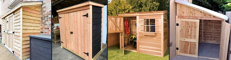 Lean-to sheds